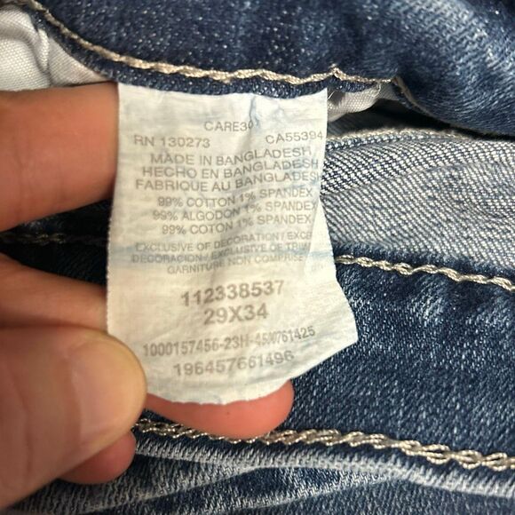 Wrangler 20X Denim Jeans Mens Sz 29x34 Western Cowboy - Picture 8 of 8